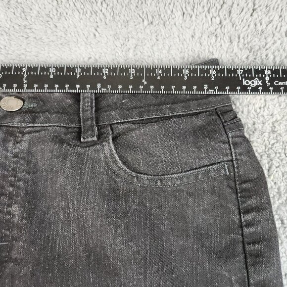 Women's 12P Black Mid Rise Bootcut LEE Riders Curvy Stretch Classic Misses 32x28 - Picture 3 of 10